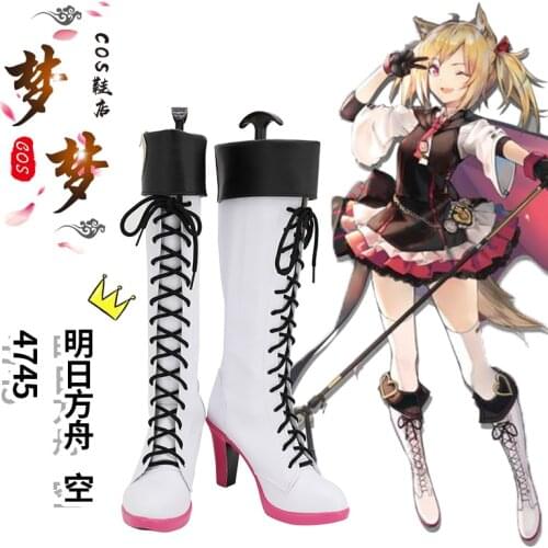 Arknights Sora Cosplay Shoes Boots Anime Halloween Carnival Cosplay Accessories Custom Made