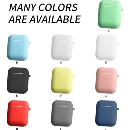 Earphones Cover Silicone Bluetooth Headset Case Wireless Earbuds Shell Protector Replacement for Airpods i9S/i10/i11/i12