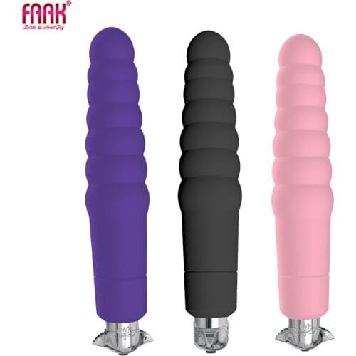 FAAK silicone vibrating dildo beads anal plug wand vibrator female masturbator clit stimulate male sex toys body massage