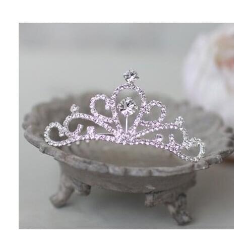 Rhinestone Birthday Bachelorette Tiara Comb Crown Quinceanera Homecoming Tiara Photo Prop Festival Prom Tiara Headband