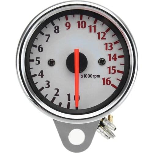Universal 12V 16000 RPM Waterproof Motorbike Speedometer 2 4 Stroke Motorcycle Mechanical Tachometer Gauge For 1 2 3 Cylinders