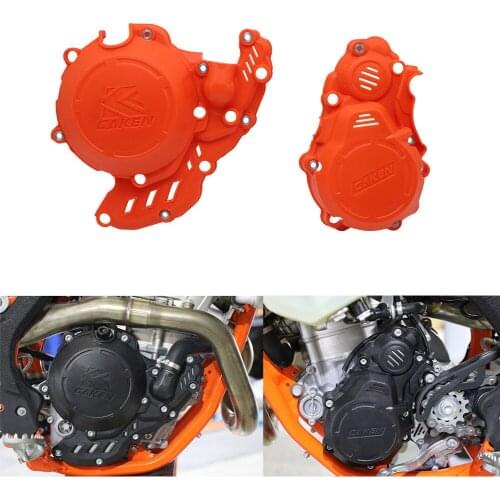 Motocross Ignition Clutch Cover Guard Protector For Husqvarna FE 250 FE 350 For KTM 250 300 EXCF XCFW 350 For GAS EC 250F 2021