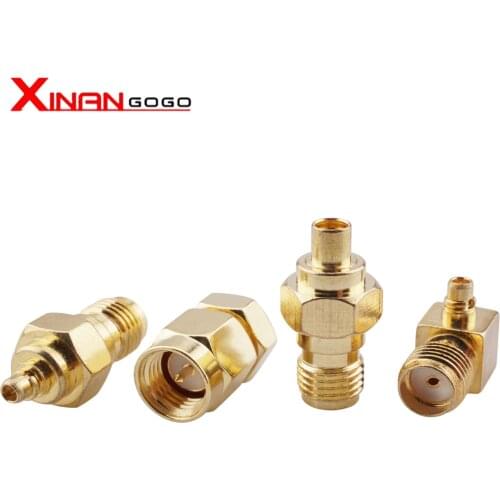 1pcs SMA Male Female to MMCX Male Female Adapter RF Coaxial Connector MMCX to SMA Jack to plug