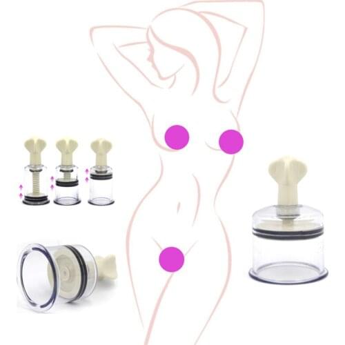 2Pcs/lot 1.8CM Breast Nipple Sucker Nipple Pussy Clitoris Massager Pump Sex Stimulator Enlarger Vibratinng Sex Toys For Women