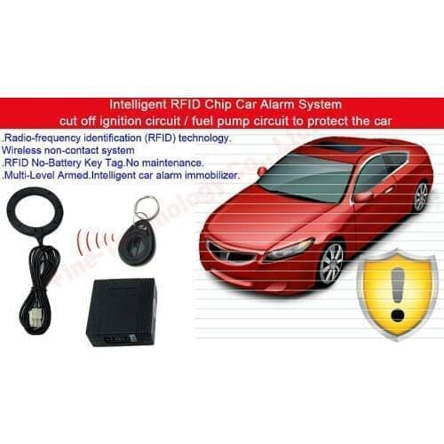 20PCS wholesale price American RFID transponder immobilizer relay switch ignition circuit cut-off no battery 125KHz fob keychain