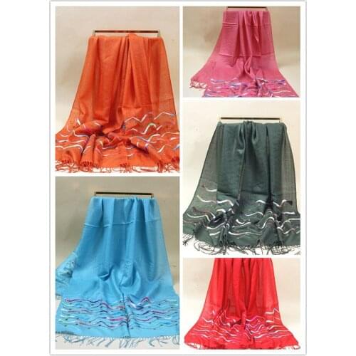30% wool 70% viscose scarf shawl wrap,color:as pictures,65*170cm,WEIGHT:130g women