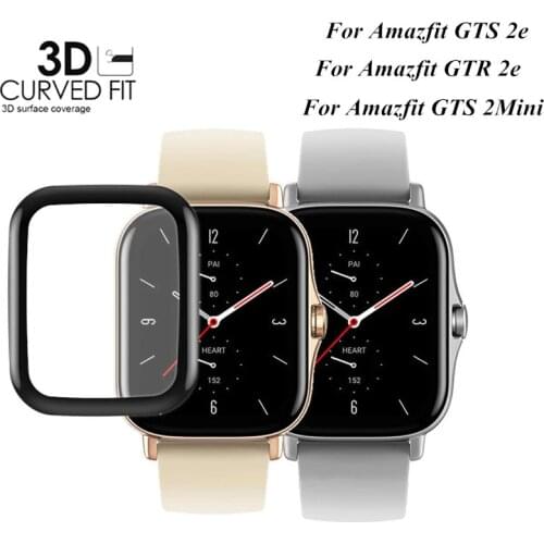 3D Curved Edge Film For Xiaomi Huami Amazfit GTR 2e Screen Protector For Huami Amazfit GTS 2e/GTS 2Mini Protective Film Not Glas