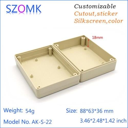4 piece, 86*63*36mm small plastic case electrical cabinet abs plastic box for electronic project on sales