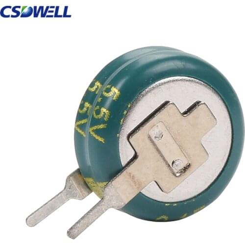 5PCS V-type Supercapacitor 5.5V 0.1F 0.22F 0.33F 0.47F 1F 1.5F 4.0F Button Farad capacitors