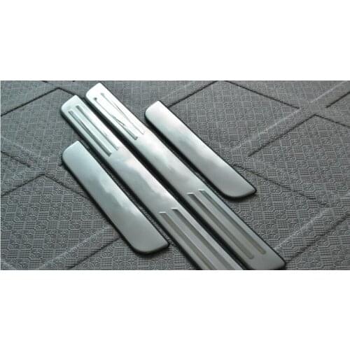 ACCESSORIES FIT 2003 2004 2005 2006 2007 2008 for MAZDA 3 Stainless Door Scuff Sill Plate 4dr Sedan/5dr HB Kick Step Cover Trim