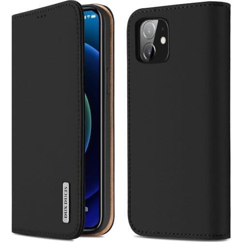 For iPhone 12 12Pro 12ProMax 12Mini 11 11Pro 11Promax Xs XsMax Xr X 8 8P 7 7P 6S 6SP 6 6P Case WISH Series Genuine Leather Cover