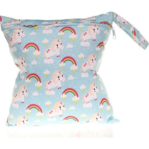 [CHOOEC] 2020 New Small Size:28X30cm Wet Bag Washable Reusable Cloth diaper Nappies Bags Waterproof Swim Sport Travel Carry bag