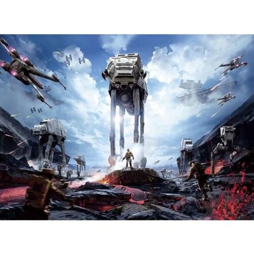 Diy 5D Star Plane Robot Wars Full Diamond Cross stitch Kits Art Cartoon 3D Paint by Diamonds Home Decor XN1401