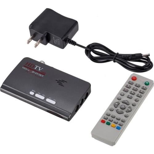 DVB-T DVB-T2 TV Tuner Receiver DVB T/T2 TV Box VGA AV CVBS 1080P HDMI-compatible digital Satellite receiver With Remote Control