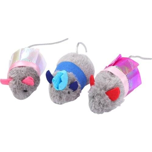 Pet Toy Cat Toy Plush Mouse Interactive Game Multipurpose Decorate Plush Catnip Cute Portable For Home Pet Bedroom Living Room