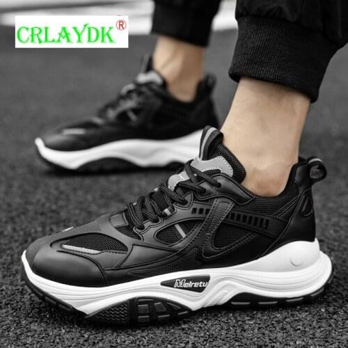 CRLAYDK Sneakers for Men Sports Mesh Trainers Increased Baskets Homme Running Shoes Outdoor Training Casual Boys Walking Tennis