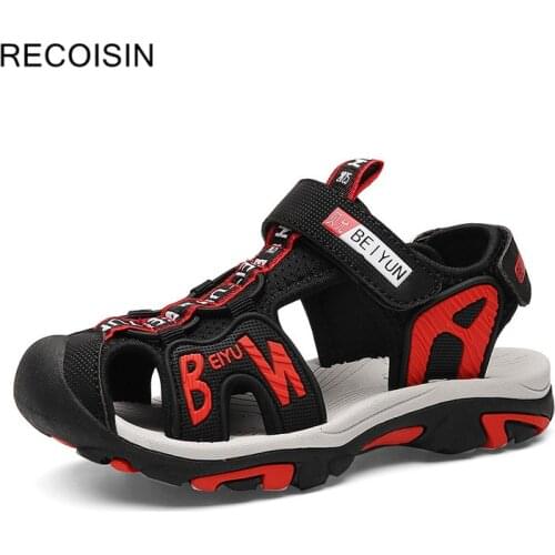 RECOISIN 2020 Summer Kids Sandals High Quality Boys Baech Causal Sandals Children Shoes For Boy Slippers Sandalias Shoes