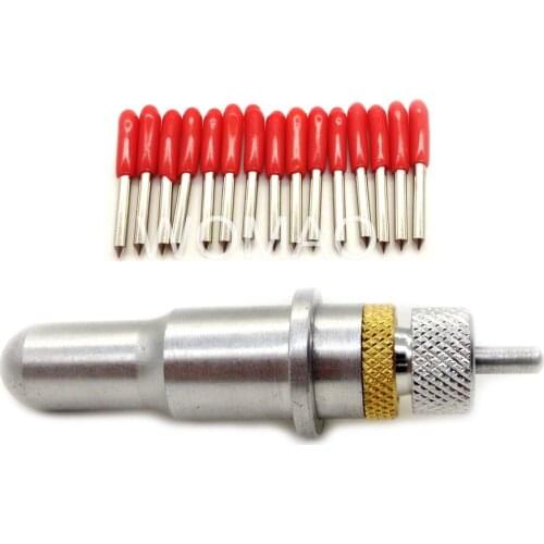 15pcs/lot 45 degree cricut vinyl cutting plotter blades for Roland machine+ ROLAND Blade holder free shipping