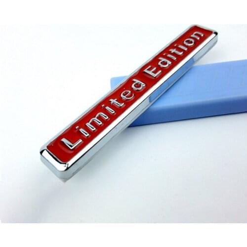 For Car Auto 3D Metal Emblem Sticker Badge Red/Black Decals Car Styling Exterior Decoration Accessories