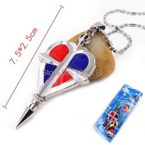 Cartoon Ao no Exorcist chain jewelry pendant logo toy metal Exorcist Yukio Okumura fashion necklace