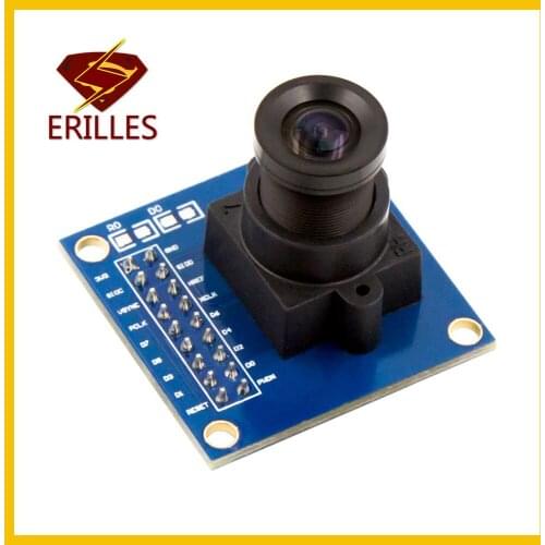 OV7670 300KP VGA Camera Module for Arduino OV7670 Camera Module VGA CIF Auto Exposure Control Display Active Size 640X480