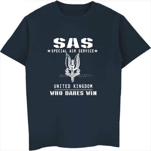 Hot Sale T-shirt SAS Special Air Service United Kingdom T-shirt Men Cotton Short Sleeve Shirt Cool Tees Tops Harajuku Streetwear