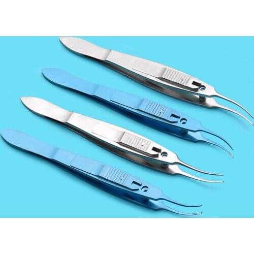 Ophthalmology Microscope Locking Strabismus Forceps Left Right Straight Strabismus