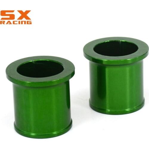 Motorbike CNC Front Wheel Hub Spacer Set For KAWASAKI KX125 KX250 2006 2007 2008 KX250F KX450F KXF250 KXF450 KXF 250 450 06-16