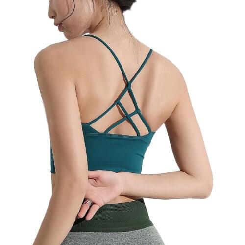 Mermaid Curve Sweet Awakenings Sports Bra Buttery-Soft Fabric Padded Push up Yoga Bra This Wrap-style Workout bra Fitness Top