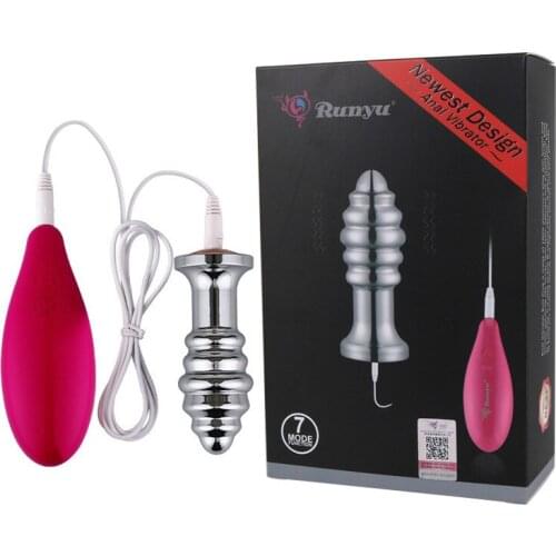 10 Mode Vibration Anal Vibrator Vibrating Anal Plug Mens and Womens Sex Toys Adult Sex Tools Prostate Massage