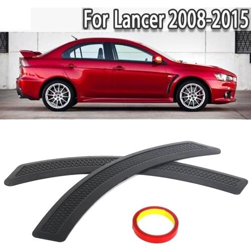 2Pcs Car Front Fender Side Vent Sticker Cover EVO Style for Mitsubishi Lancer 2008-2015