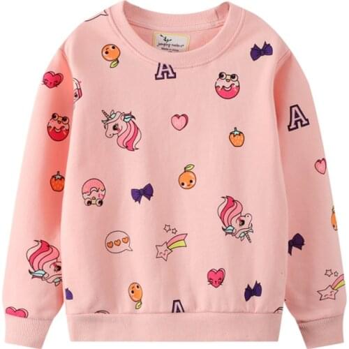2021 Autumn Kids Clothes Boys Cotton Long Sleeve Pink Cartoon Pattern O-neck Winter Childrens Pullover Casual Sweater Fashion