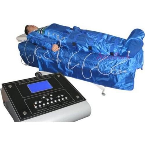 3in1 Air Pressotherapy Far Infrade Heating Lymph Draniage Low-frequency EMS Muscle Stimulator Blanket Sauna Microcurrent Machine