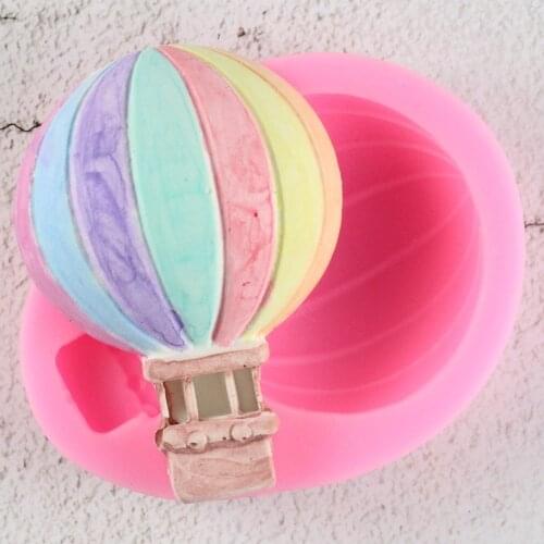 3D Hot Air Balloon Biscuits Fondant Cake Silicone Mold Candy Cookies Decoration Mold Chocolate Baking Tool