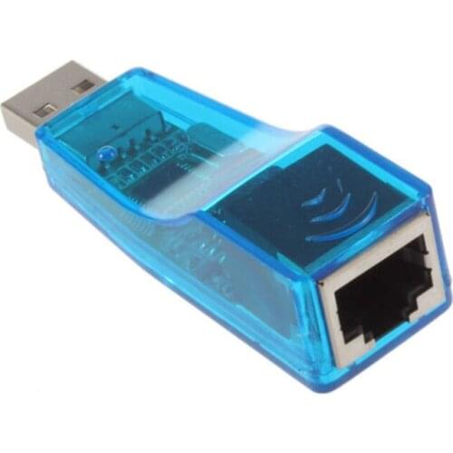 USB Ethernet Adapter USB 2.0 to RJ45 Ethernet Network Card LAN Adapter Windows 7/8/10/XP USB Ethernet Connector RD9700