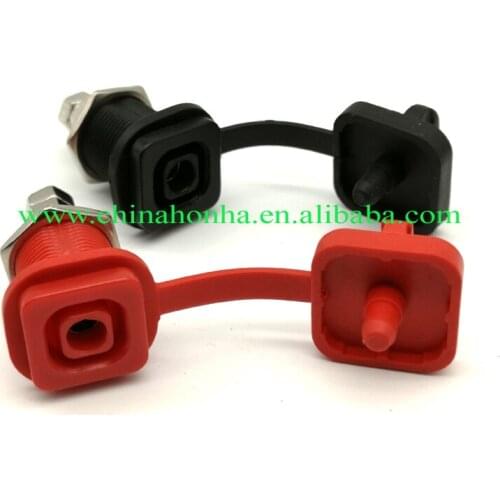 Free shipping 50/100 pcs/lots Panel banana plug panel socket generator panel socket nylon banana socket