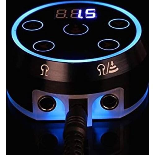 Y1UF Professional Digital Tattoo Power Supply Updated Mini LCD Tattoo Supplies for Tattoo Machine Salon Use