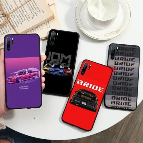 BRIDE JDM Phone Cases For Huawei P40 P20 P30 lite Pro P Smart 2019 Mate 40 20 10 Lite Pro Nova 5t