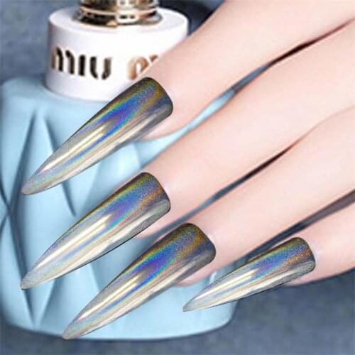 Colorful Nail Art Glitter dipping Powder Dust Chrome Mirror Glitter Pigment For Nails Decorations Accessories DIY Manicure