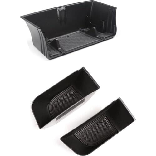 For Land Rover Defender 2020 2021 Center Console Organizer & Door Storage Box, with Glasses Shelf/Phone Stand/Cards Slot