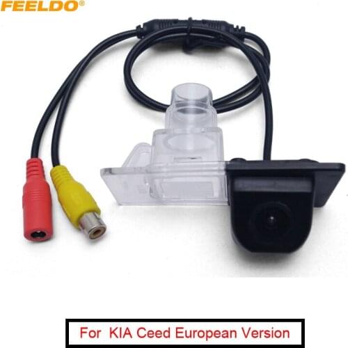 FEELDO 1Set Car Parking Rear View Camera for KIA Ceed European Version Backup Reversing Camera#AM1626