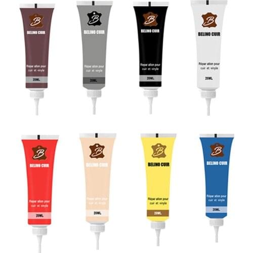 20ml Leather Repair Gel Home Car Seat Leather Complementary Colorful Repair Refurbishing Sofa Cream Paste Leather Cleaner X4P7