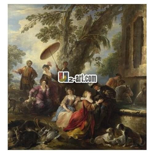 Good gift beautiful Quality canvas art modern painting printed Cassical picture joseph parrocel Figure-151