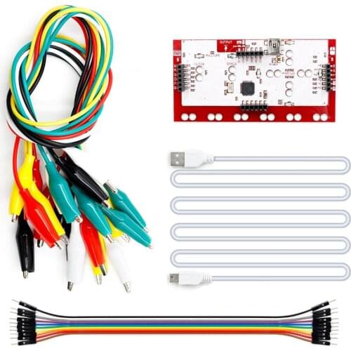 Analogs Keyboard Kit with USB Cable Simple Invention Kit Analogs Keyboard Learning Connect to Computers Gift for Children