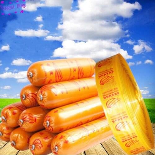 Wholesale Banana intestines Coat skin 45/50/55mm Self-made processing Sausage Ham Double egg meat skin intestines clothing