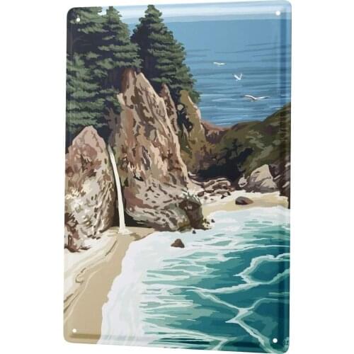 SINCE 2004 tin Sign Globetrotter Coast Hawaii