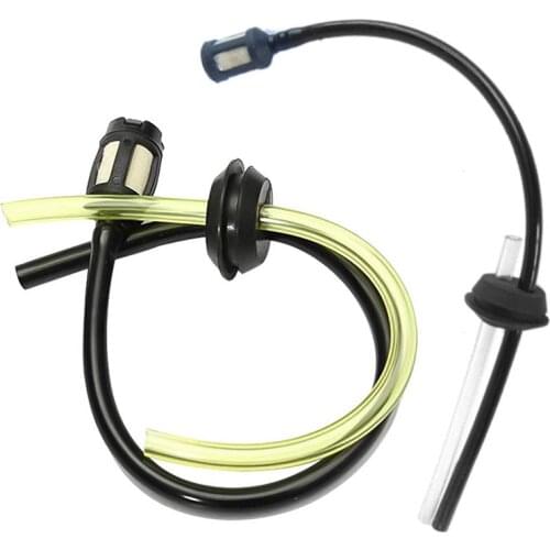1pcs Replacement Fuel Hose Pipe + Tank Filter Spare parts for Trimmer Brush Cutter Engine Garden Tools Filter Oil Pipe Chain