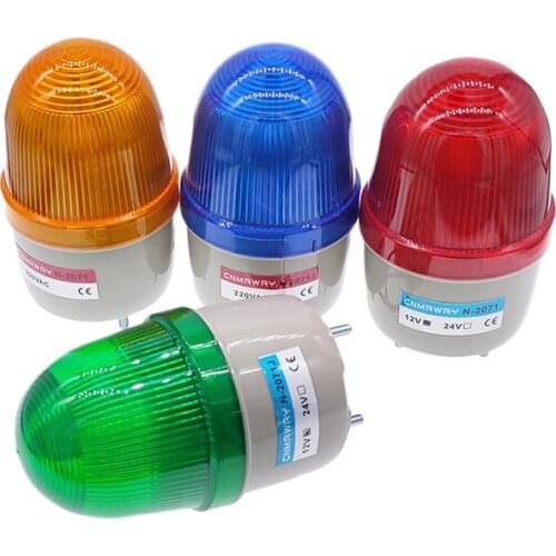 With buzzer Strobe Signal Warning light 12V TB72J N-2071J Alarm sound flashing Light 24V 220V LED Lamp Indicator lights