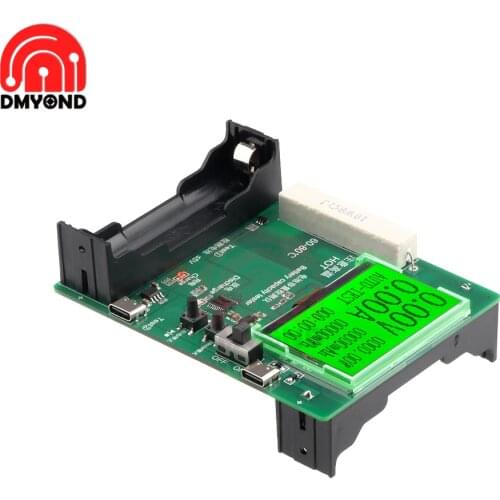 DC 5-12V LCD Battery Capacity Tester MAh MWh for 18650 Lithium Battery Digital Measurement Battery Power Bank Detector Module