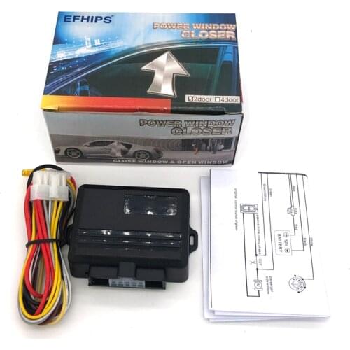 Universal 12V Car Power Window Roll Up Closer Module Alarm System For 4 Door Car Auto Close Windows Glass Automatic Lifter Set